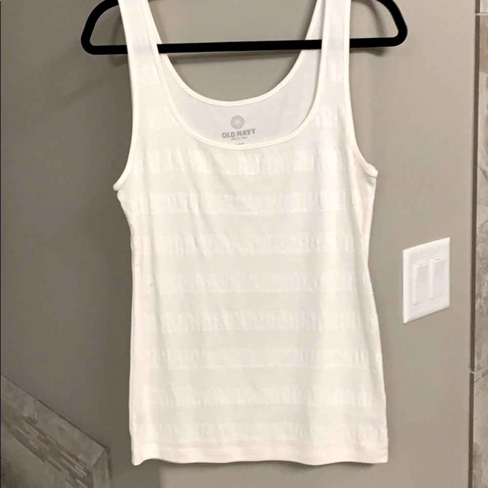 White tank top